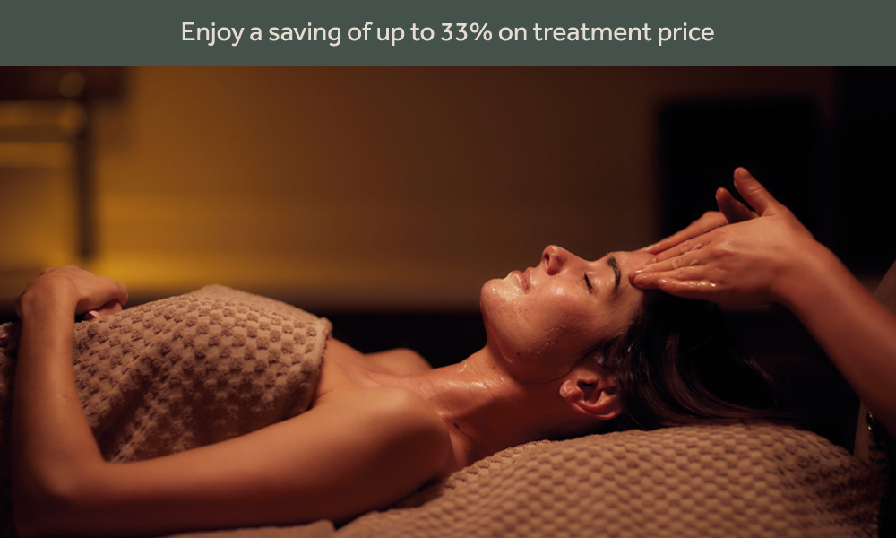 Woman having a massage.