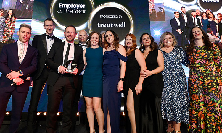 Aqua  Sana team accepting the awards