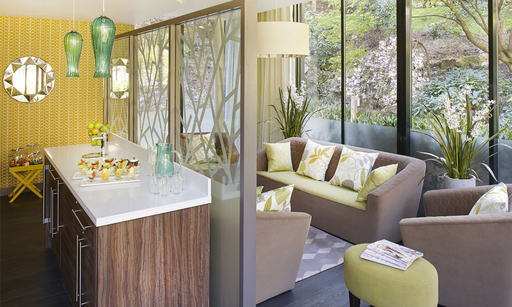 hideaway area with sofas 