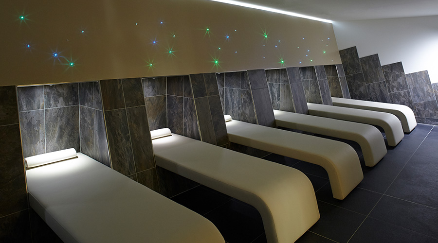 salt room with individual beds