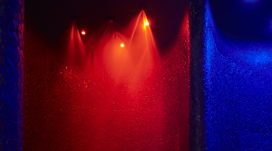 mist coming out shower 